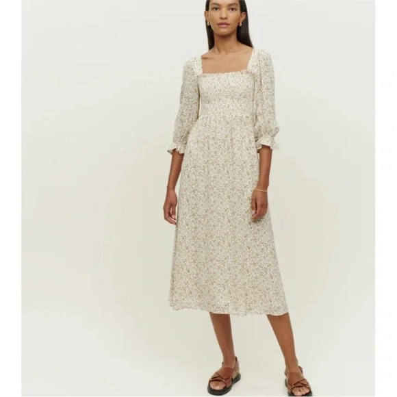 Reformation Fable Dress in Lima Size xl - Picture 1 of 9